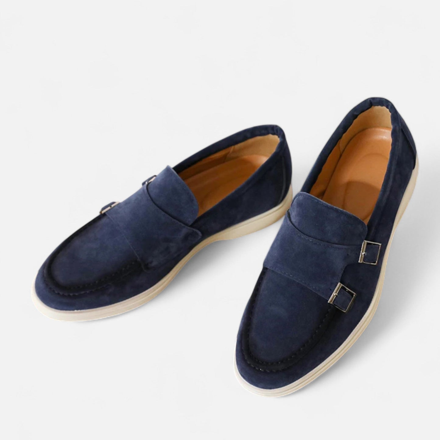 Hugo-Mocasines Doble Hebilla Para Hombre