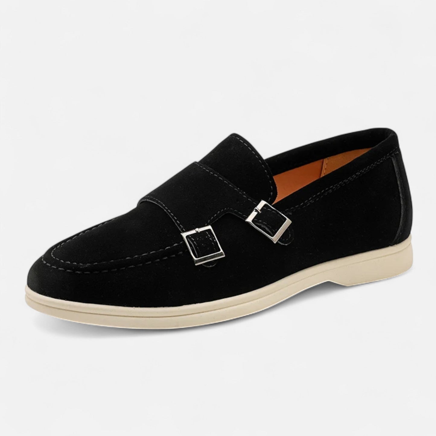 Hugo-Mocasines Doble Hebilla Para Hombre