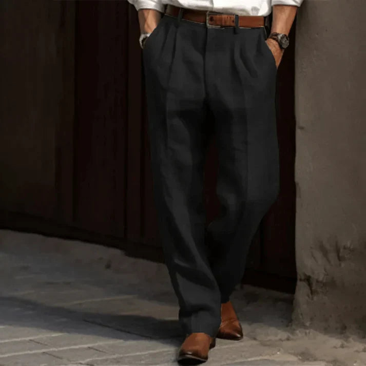 Matias-Pantalón Elegances Linen para Hombre