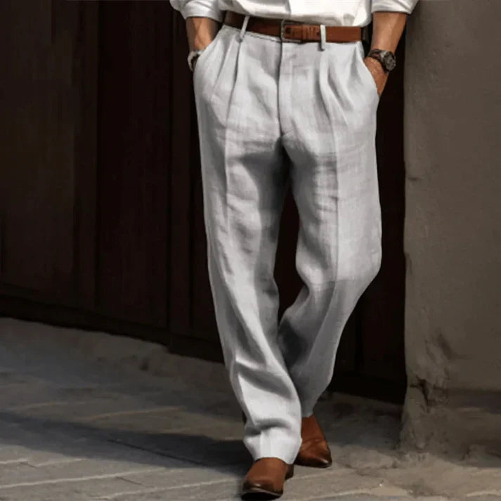 Matias-Pantalón Elegances Linen para Hombre