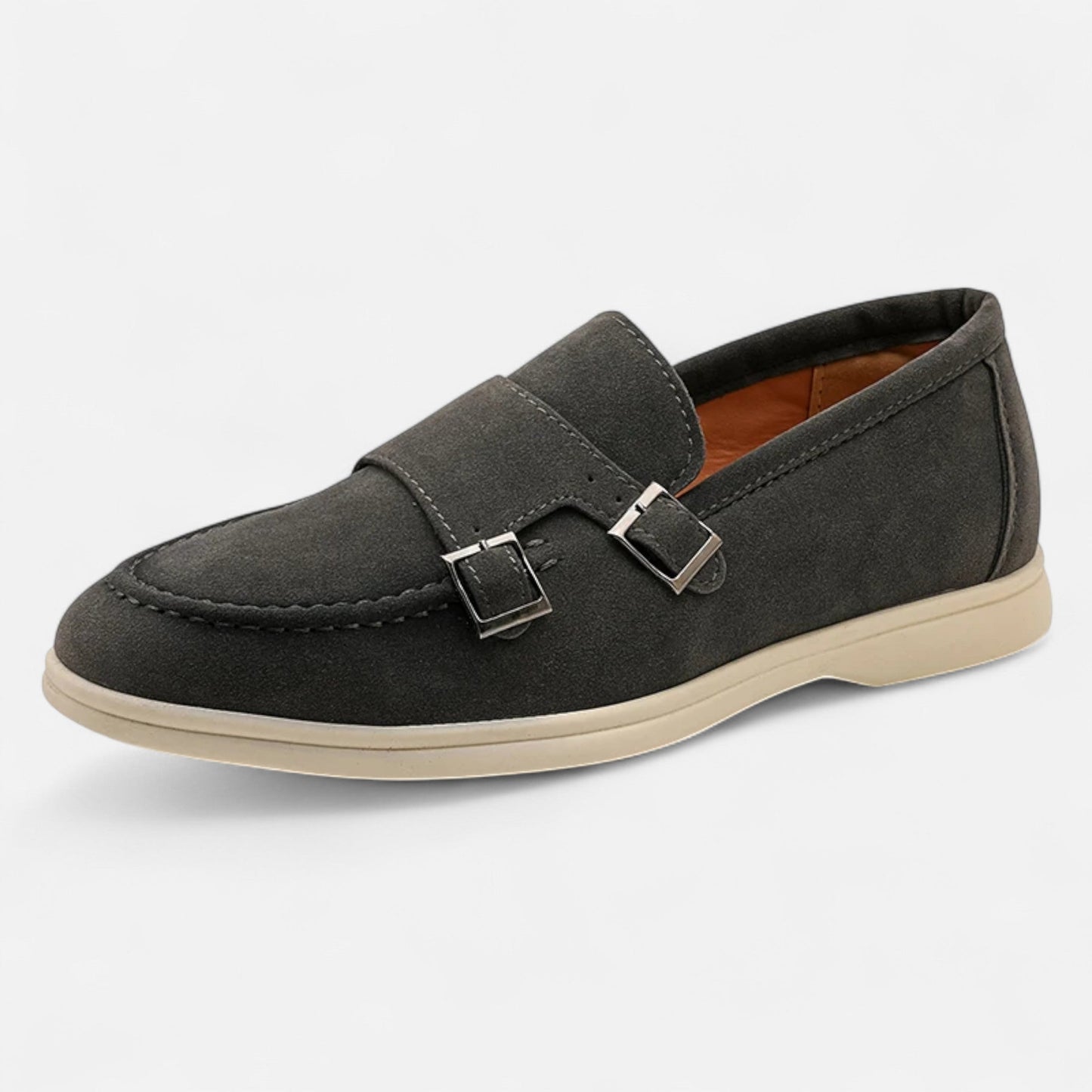Hugo-Mocasines Doble Hebilla Para Hombre