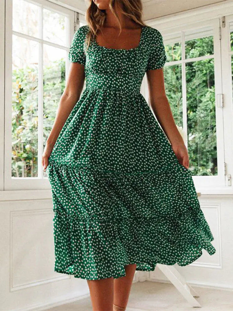 Maxi-Vestido Floral