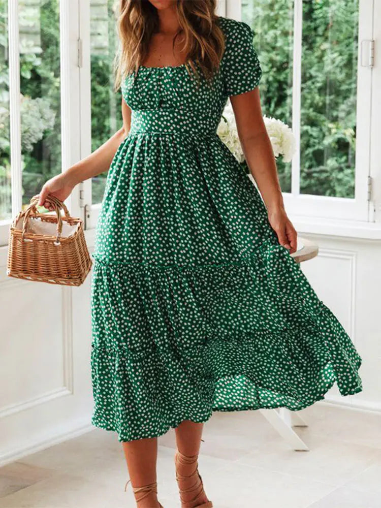 Maxi-Vestido Floral
