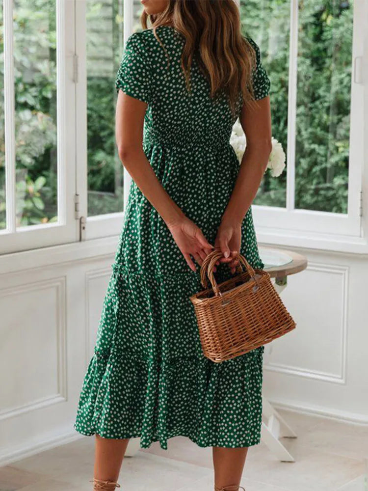 Maxi-Vestido Floral