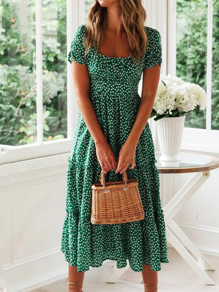 Maxi-Vestido Floral