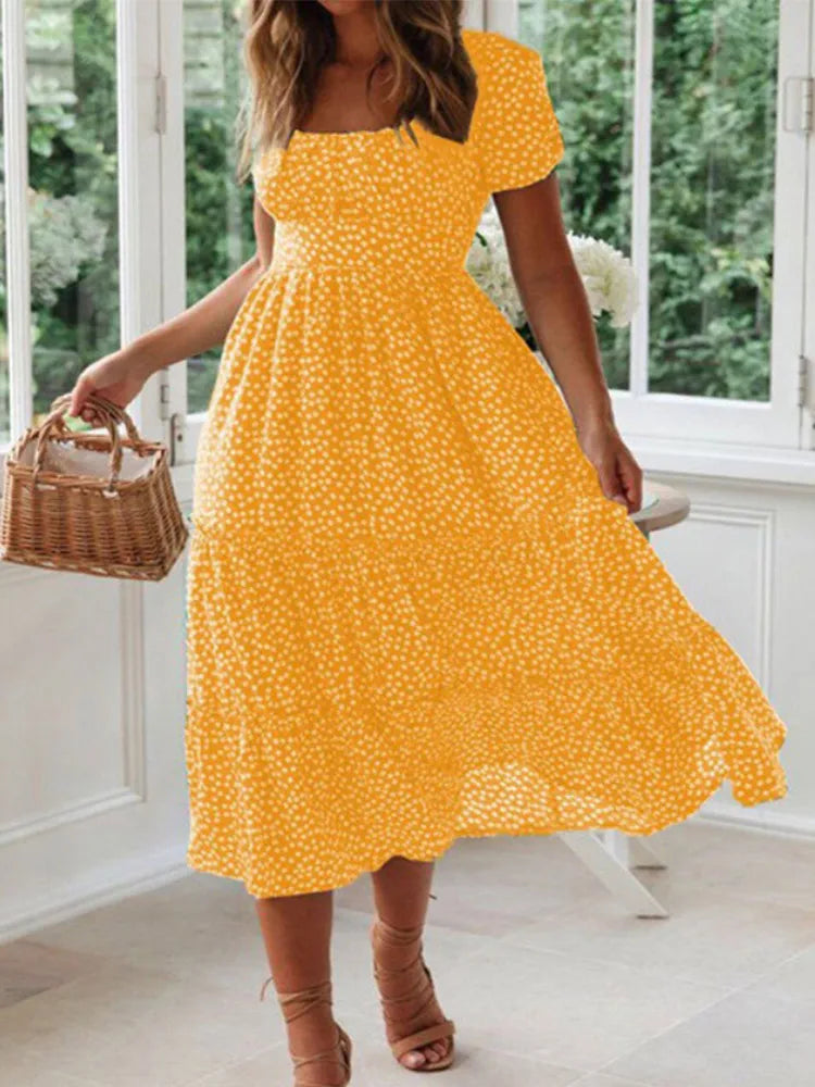 Maxi-Vestido Floral