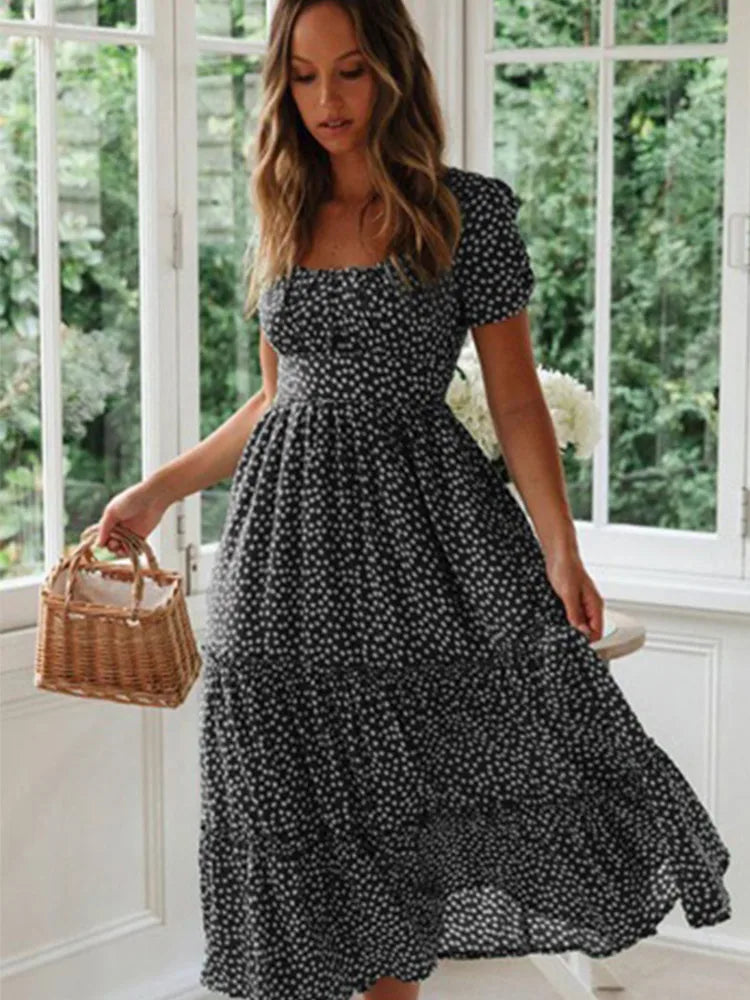 Maxi-Vestido Floral
