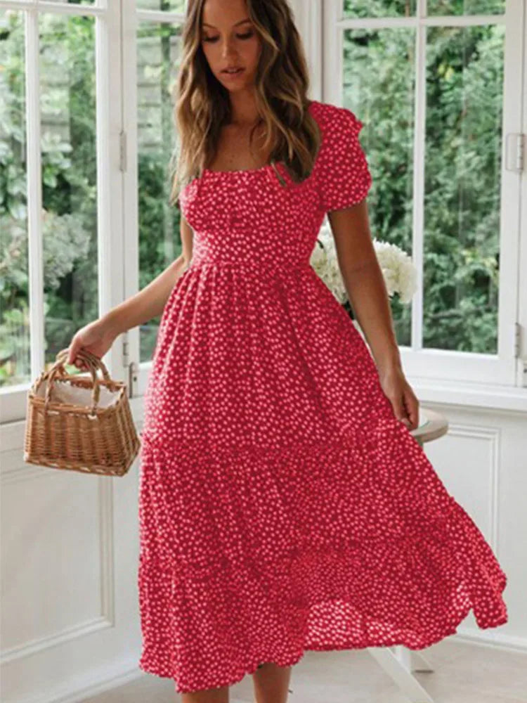 Maxi-Vestido Floral