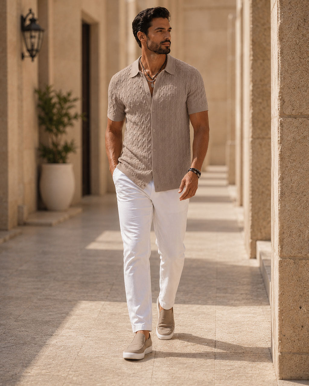 Paulo-Polo de punto Capri